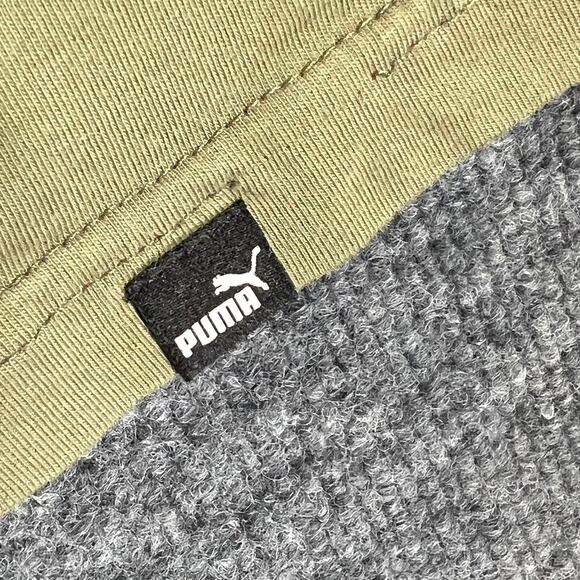 Puma Casual Tee T-Shirt Womens Size Small Green Spellout Logo Classic Streetwear - Picture 5 of 9